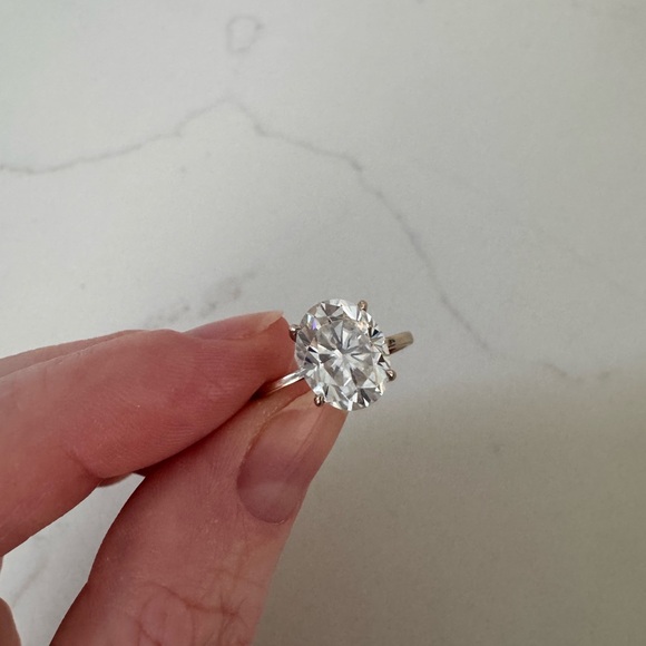 Zhedora Jewelry - 3 ct. Moissanite Engagement Ring